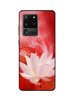 RUSSO Skin Case Cover -for Samsung Galaxy S20 Ultra White Lotus White Lotus 
