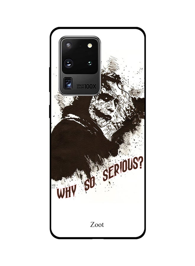 Zoot Skin Case Cover -for Samsung Galaxy S20 Ultra White/Brown White/Brown