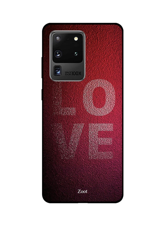 Zoot Skin Case Cover -for Samsung Galaxy S20 Ultra Brown/White Brown/White