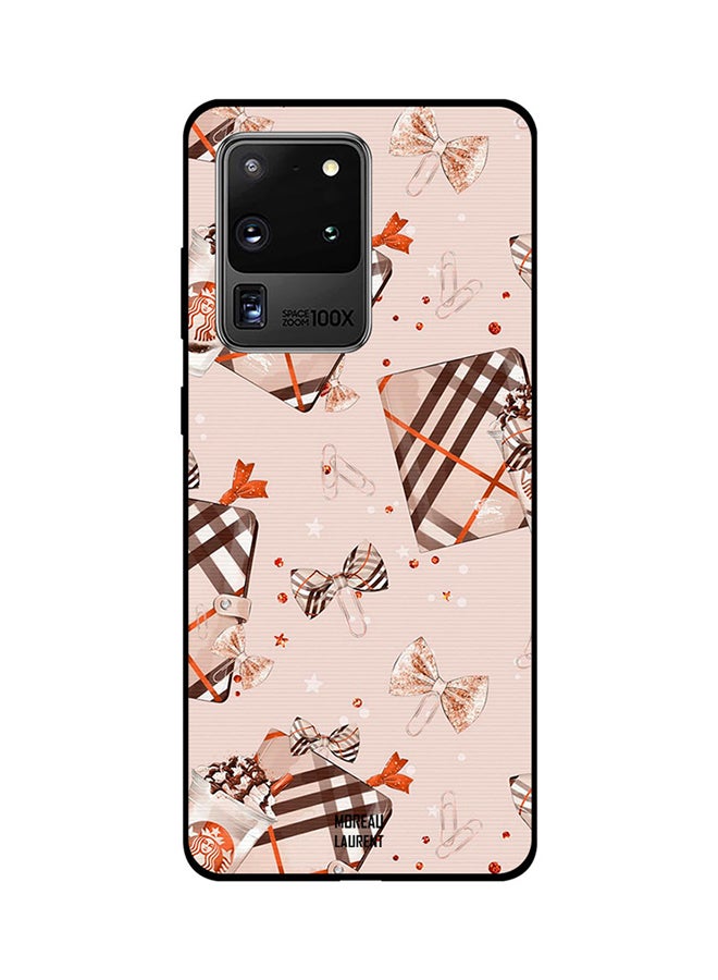 Moreau Laurent Skin Case Cover -for Samsung Galaxy S20 Ultra Chocolate Pouch And Ice Cream Chocolate Pouch And Ice Cream 