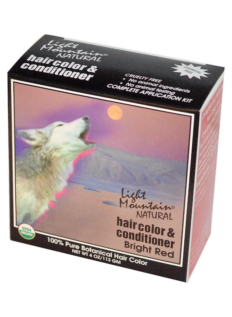 Natural Hair Color And Conditioner Bright Red 113grams