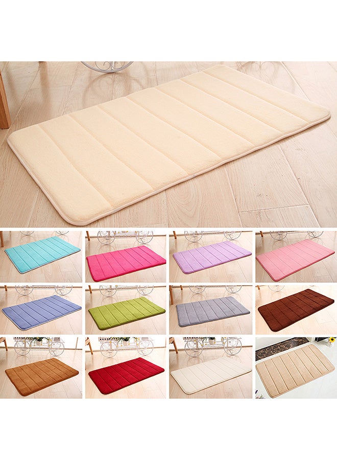 Memory Foam Doormat Beige 40x3x30cm  - Image 2
