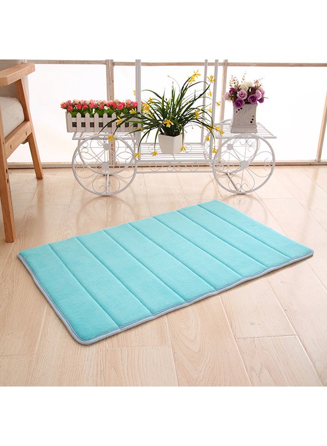 Generic Memory Foam Doormat Blue 40x3x30cm  - Image 2