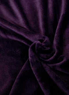 PARAJOHN Soft Flannel Fleece Blanket Polyester Purple 200x240cm  - Image 4