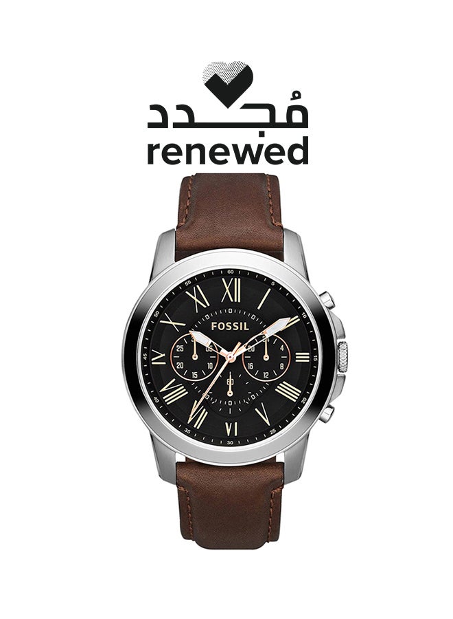 FOSSIL Men's Renewed - Grant Chronograph Watch FS4813  - Image 1