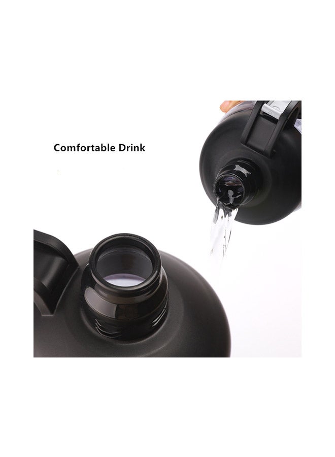 Outdoor Large Capacity Water Bottle Plastic Black 10x10x5cm - v1582630852/N34859702A_5