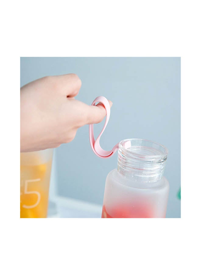 ناين زجاجة مياه سمر ليمون لون وردي 480ملليلتر - Image 2