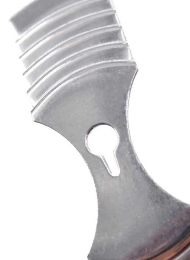 Metal Candle Wick Holders Silver 9.5x0.5x2.5cm  - Image 4