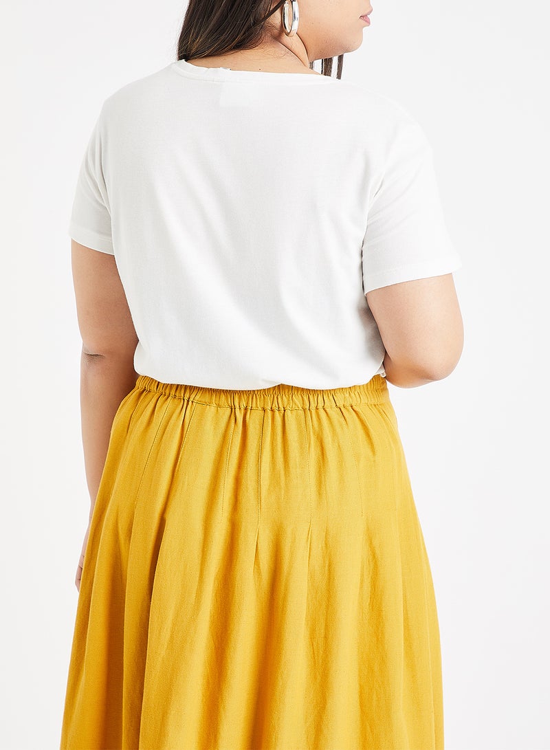 Vero Moda Curve - Futu Short Sleeve T-Shirt White - Image 1