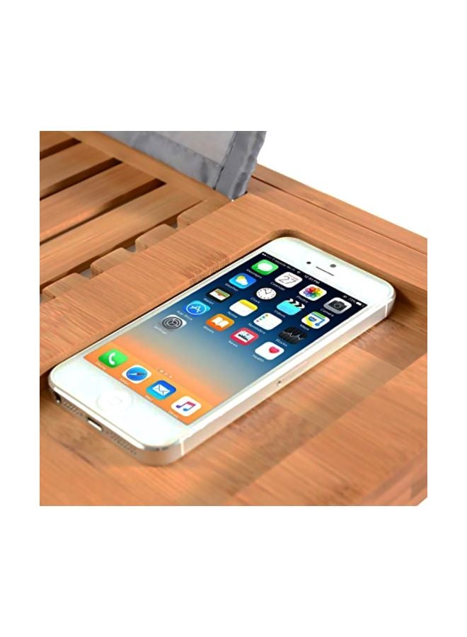 بامبوسي صينية لحوض الاستحمام من الخيزران بني 27.5x8.8x1.5بوصة  - Image 5