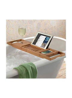 Bamboo Bathtub Caddy Tray Brown 27.5x8.8x1.5inch - v1582633902/N35104551A_6