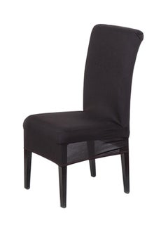 Generic Elastic Cloth Stretchable Chair Cover Black 25x1centimeter 