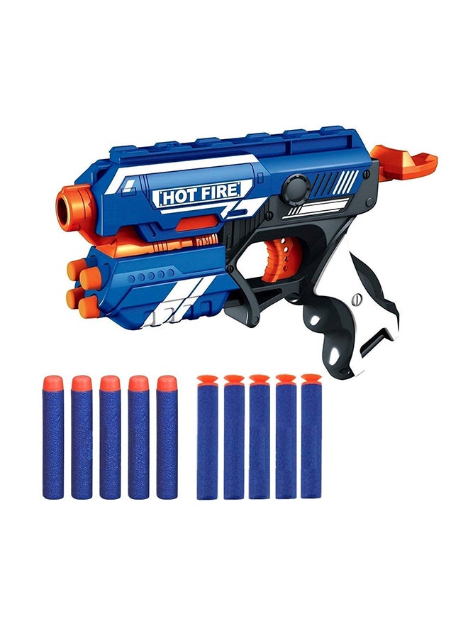 THE FLYER'S BAY - Foam Blaster Gun Toy With 10 Bullets 25x16x5cm - Image 1