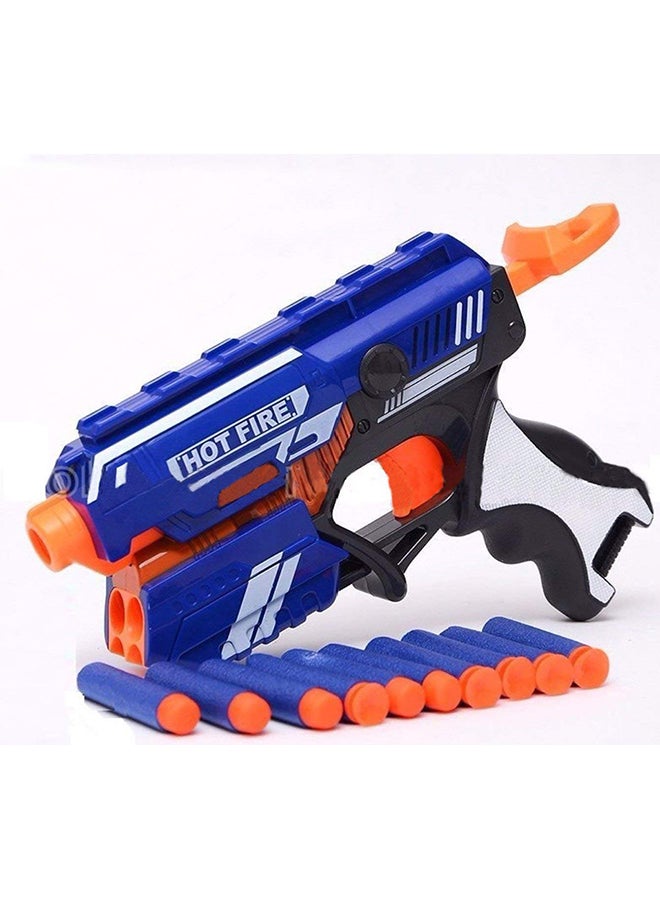 THE FLYER'S BAY - Foam Blaster Gun Toy With 10 Bullets 25x16x5cm - Image 1