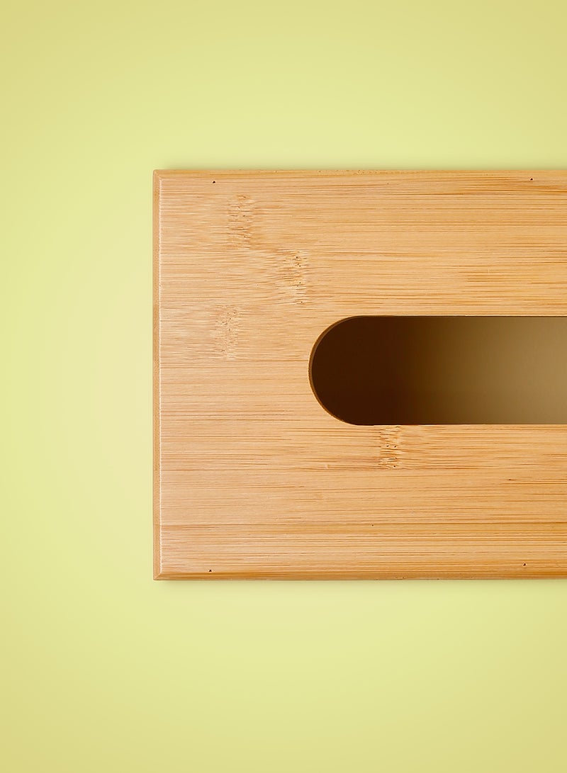 Noon East Bamboo Tisue Box - For Napkins - Storage Box - Tissue Box - Brown Brown - Image 3