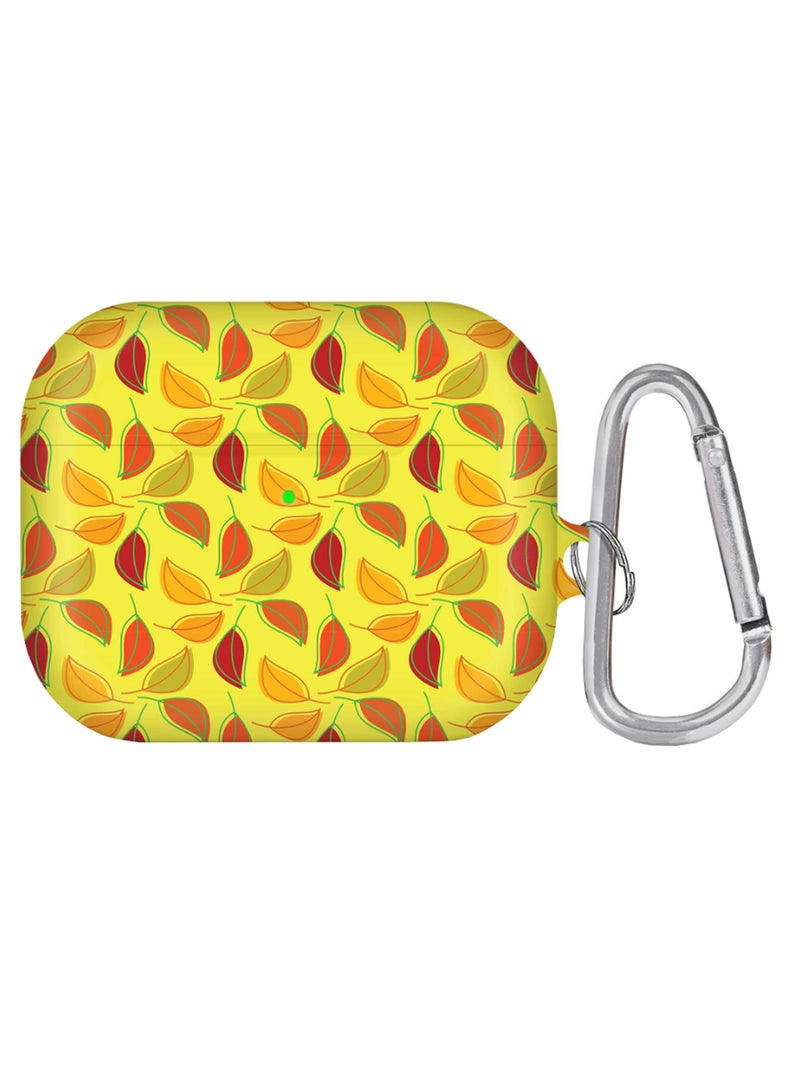 Stylizedd Autumn Leaves Printed AirPods Pro Case With Carabiner Multicolour