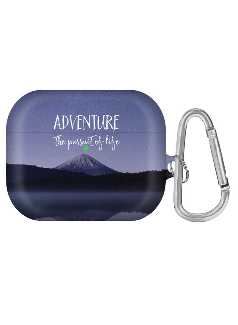 Stylizedd Adventure Printed AirPods Pro Case With Carabiner Multicolour 