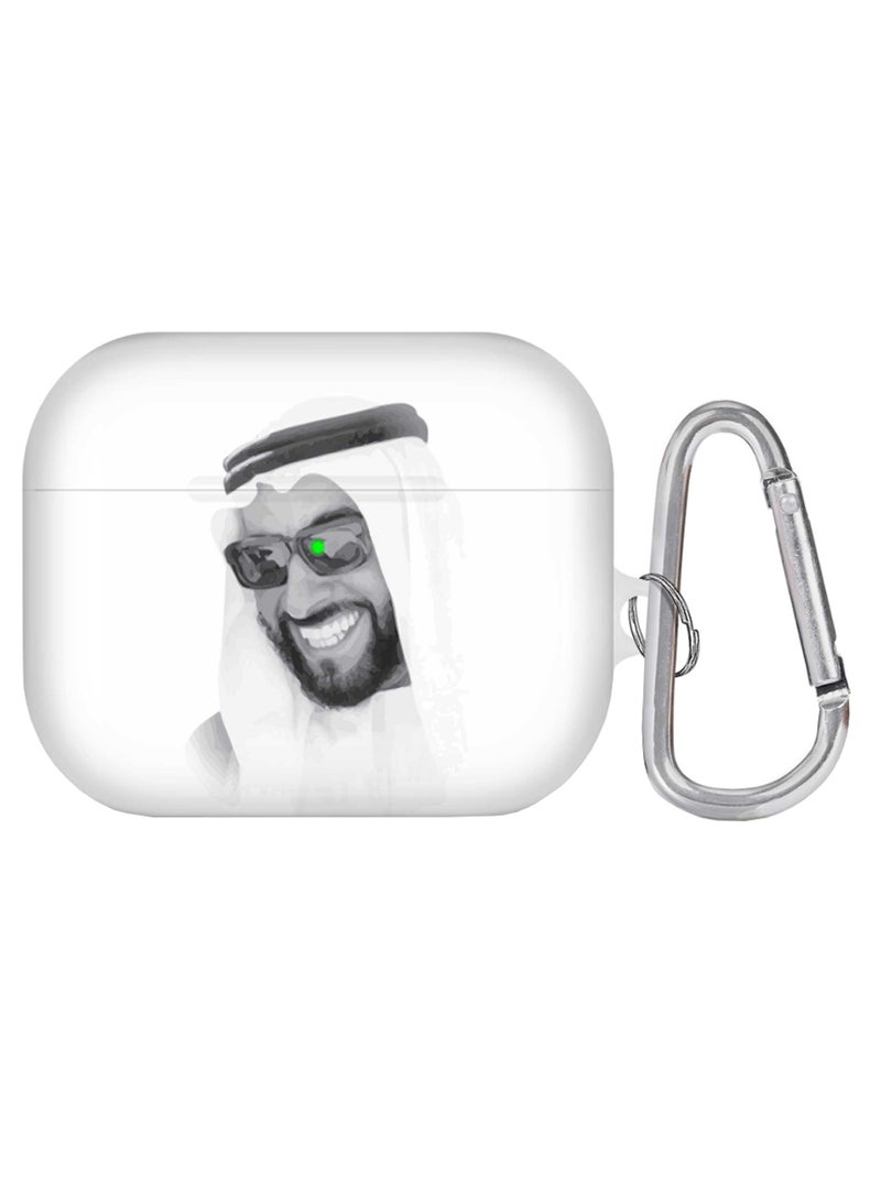 Stylizedd Zayed, Our Father Printed AirPods Pro Case With Carabiner Multicolour
