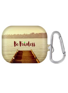 Be Fearless Printed AirPods Pro Case With Carabiner Multicolour