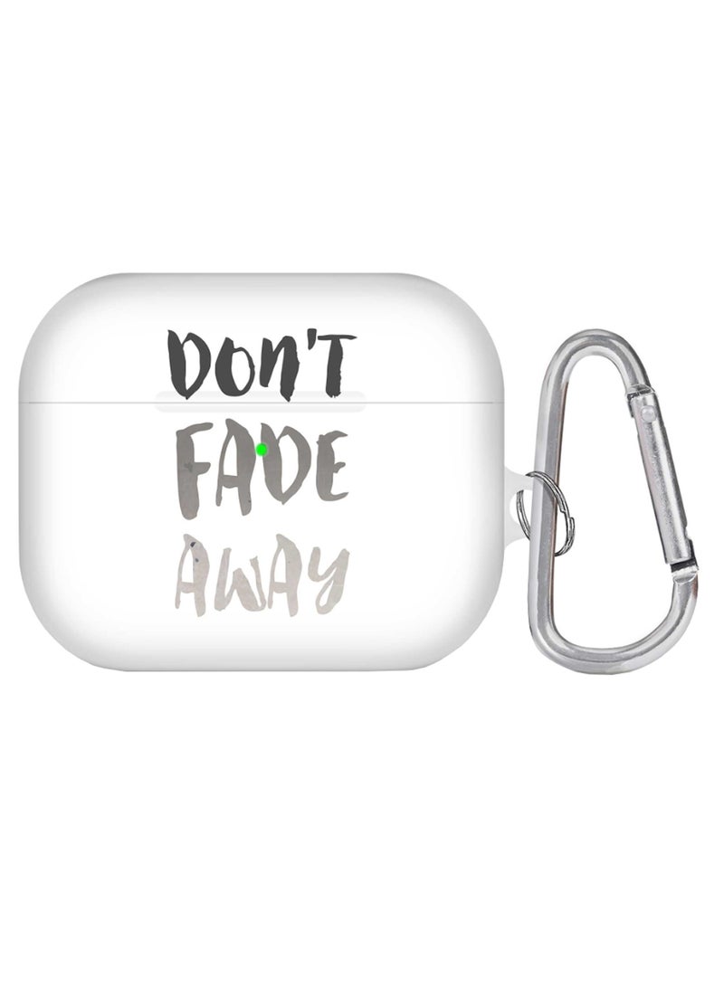 Stylizedd Protective Case Cover With Carabiner For Apple AirPods Pro White/Silver