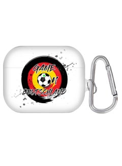Game On Germany Printed Case With Carabiner For Apple AirPods Pro Multicolour