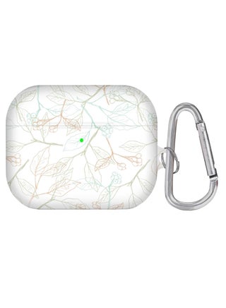 Delicate Sprigs Printed AirPods Pro Case With Carabiner Multicolour - v1582645661/N35032948A_1