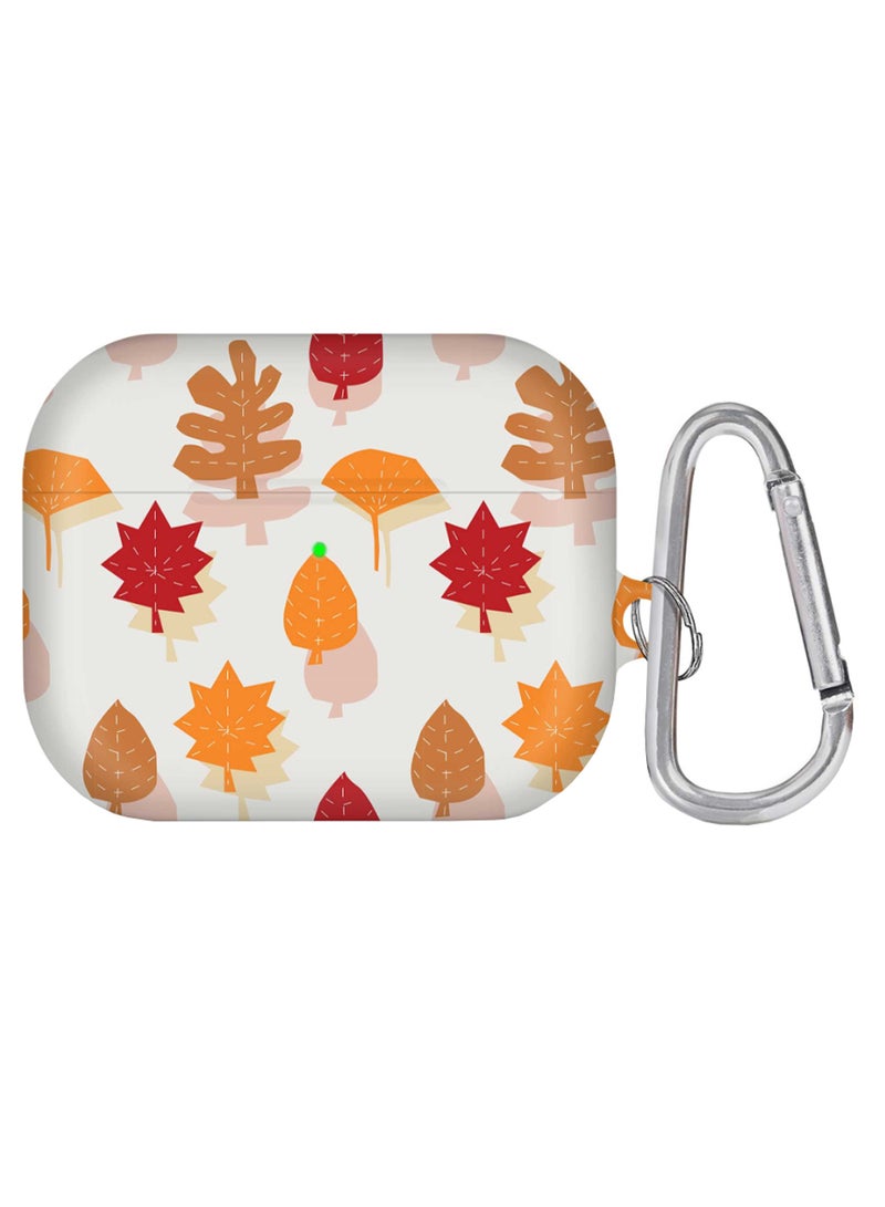 ستايلايزد غطاء حماية واقٍ مزود بحلقة بقفل زنبركي لسماعة أبل آيربودز برو متعدد الألوان