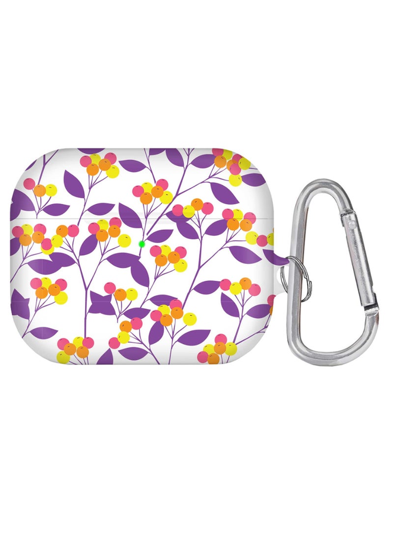 Stylizedd Protective Case Cover With Carabiner For Apple AirPods Pro Multicolour 