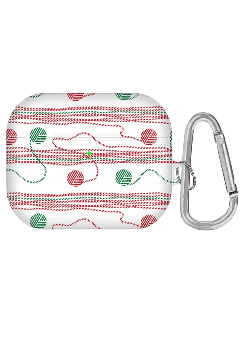 Stylizedd Wool Roll Printed AirPods Pro Case With Carabiner Multicolour