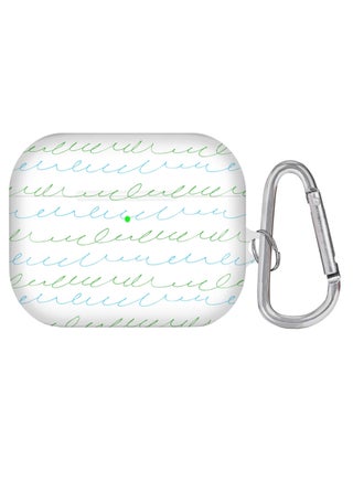 Cursive Story Printed Case Cover With Carabiner Multicolour - v1582645670/N35032991A_1