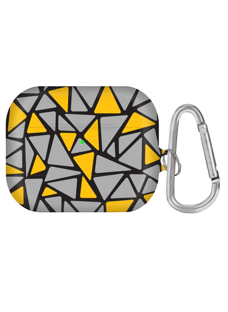 Stylizedd Tri Abstract Printed Case Cover With Carabiner Multicolour