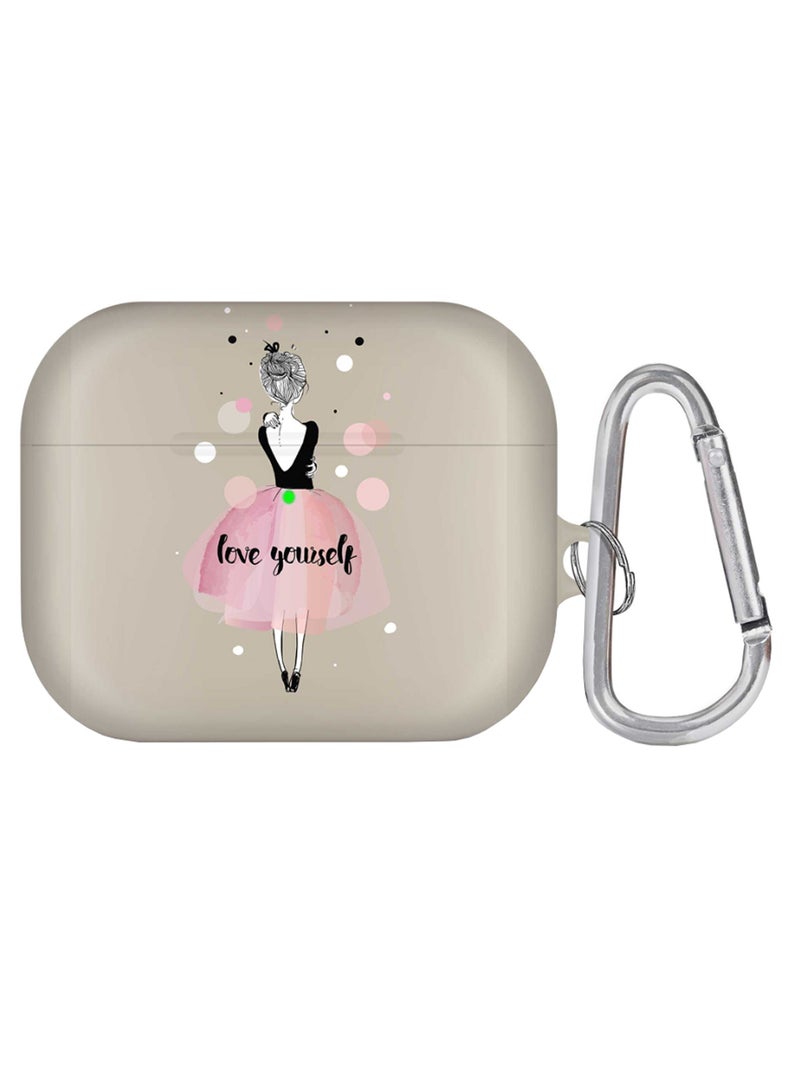 Stylizedd - Protective Case Cover With Carabiner For Apple AirPods Pro Multicolour - Image 1