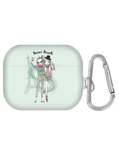 Stylizedd Protective Case Cover With Carabiner For Apple AirPods Pro Multicolour 