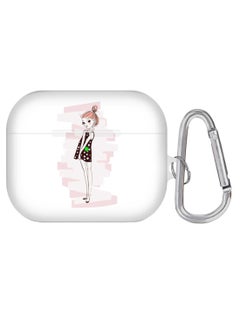 Protective Case Cover With Carabiner For Apple AirPods Pro Multicolour