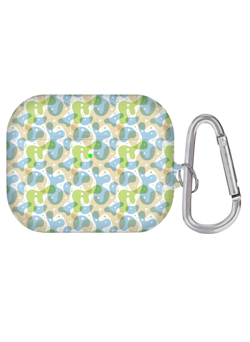 Stylizedd Protective Case Cover With Carabiner For Apple AirPods Pro Multicolour