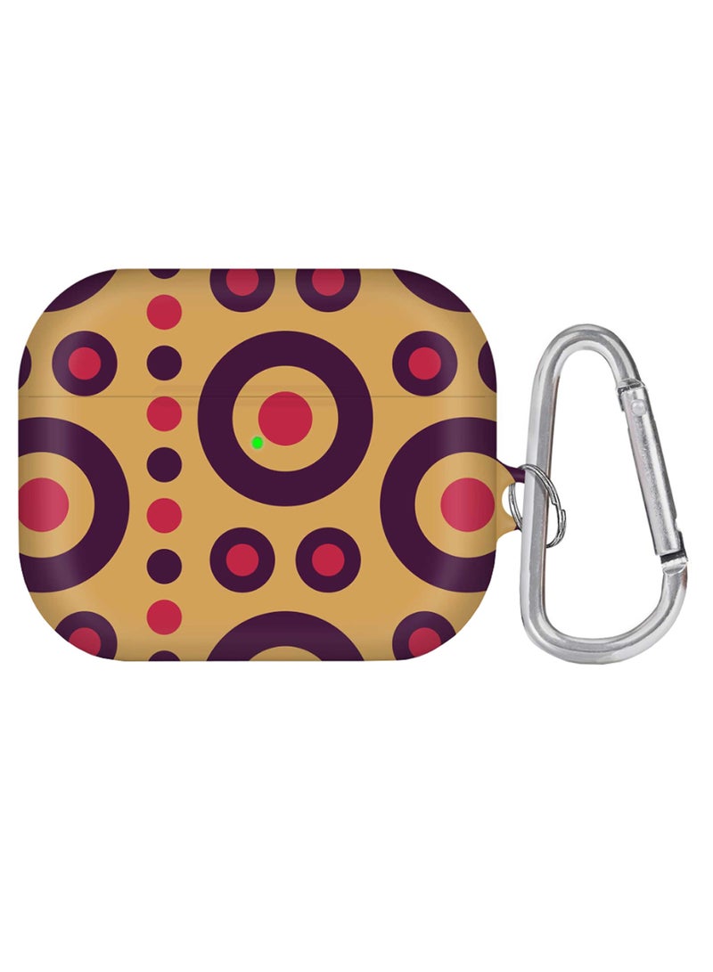 Stylizedd Protective Case Cover With Carabiner For Apple AirPods Pro Multicolour