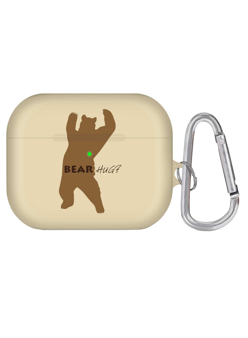 ستايلايزد غطاء حماية واقٍ مزود بحلقة بقفل زنبركي لسماعة أبل آيربودز برو متعدد الألوان