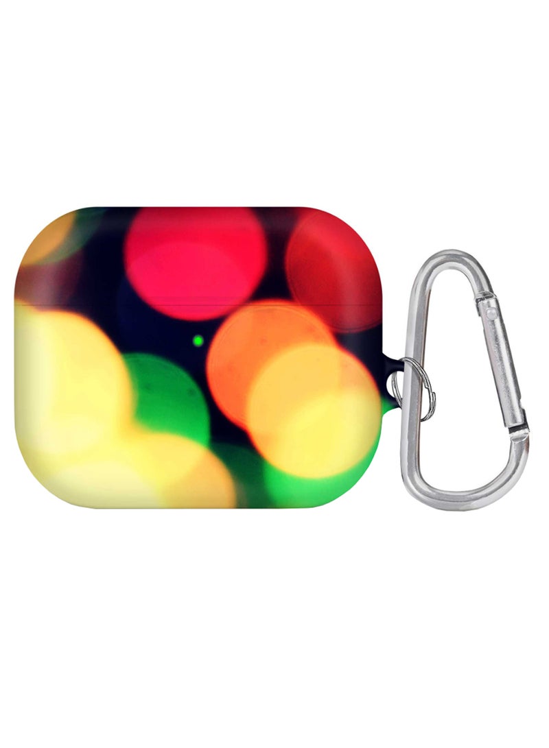 Stylizedd City Lights Printed Apple AirPods Pro Case With Carabiner Multicolour