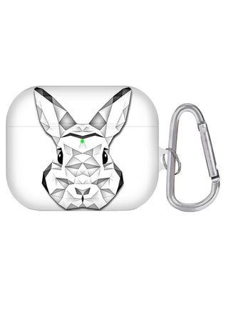 Poly Bunny Printed Case With Carabiner For Apple AirPods Pro Multicolour - v1582645705/N35034782A_1