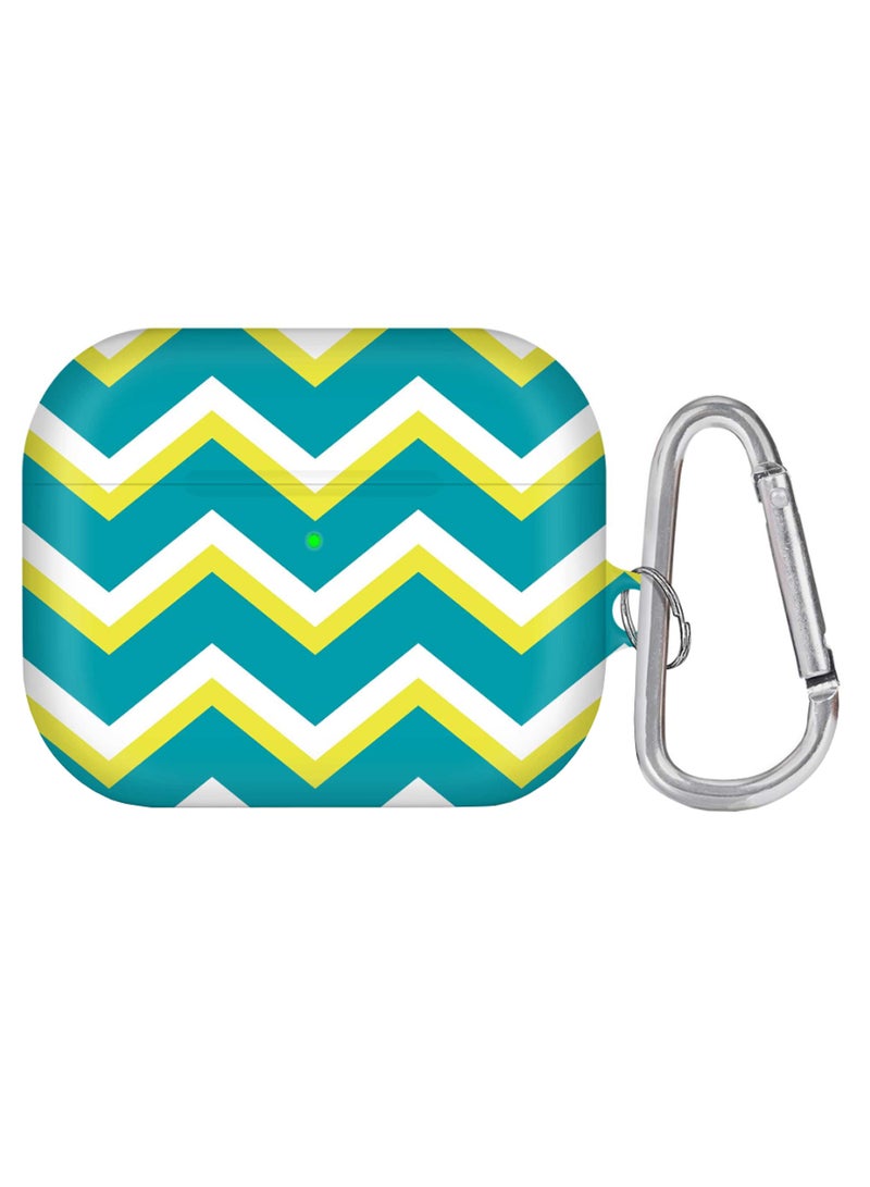 ستايلايزد غطاء حماية واقٍ مزود بحلقة بقفل زنبركي لسماعة أبل آيربودز برو متعدد الألوان