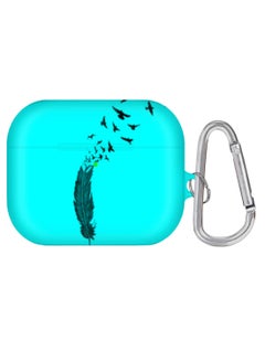 Protective Case Cover With Carabiner For Apple AirPods Pro Blue/Black/Silver