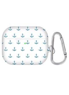 Protective Case Cover With Carabiner For Apple AirPods Pro White/Blue/Silver