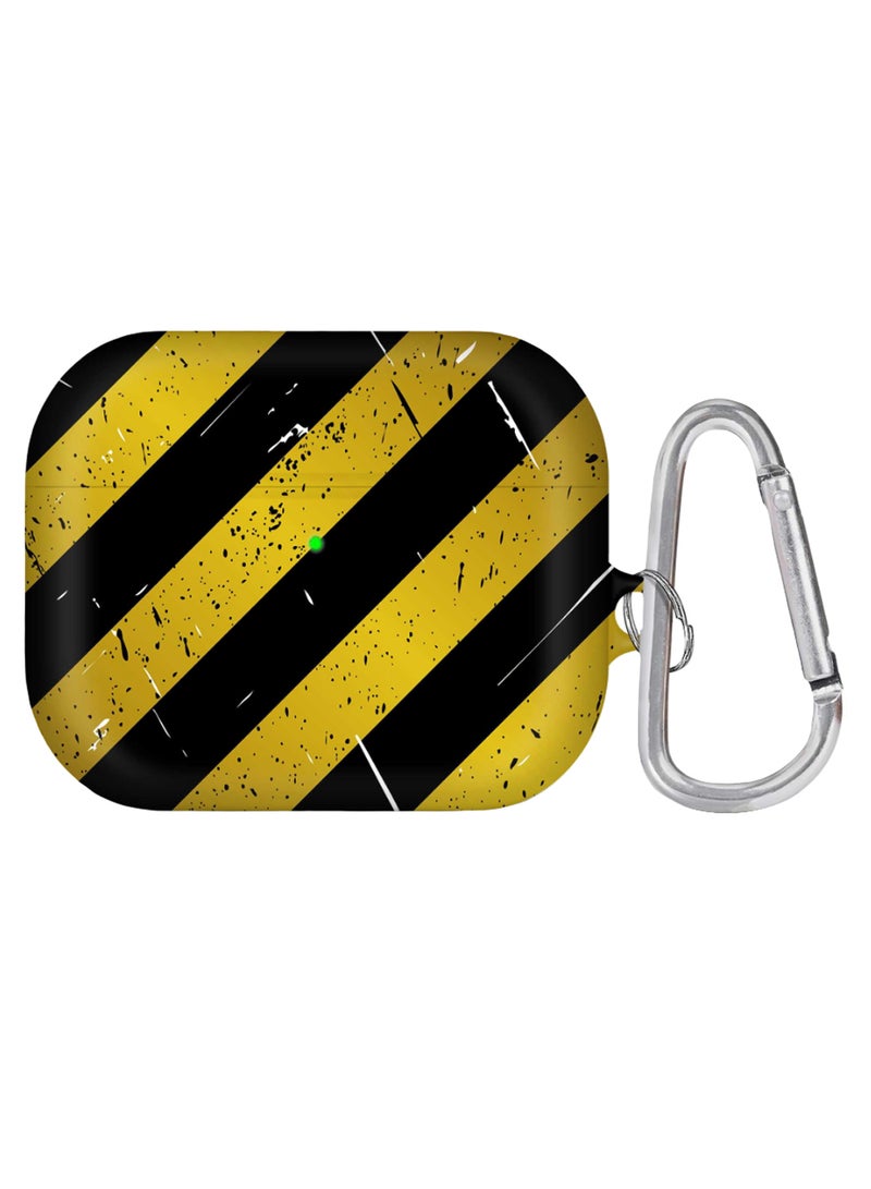 ستايلايزد غطاء حماية لسماعات الأذن بطبعة تنبيه مواقع البناء مع حلقة تعليق متعدد الألوان