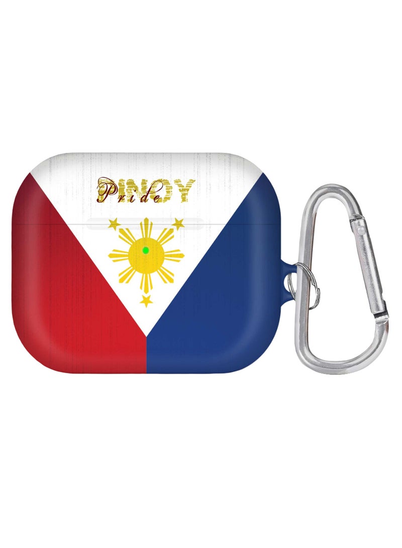 Stylizedd Pinoy Pride Printed AirPods Pro Case With Carabiner Multicolour 