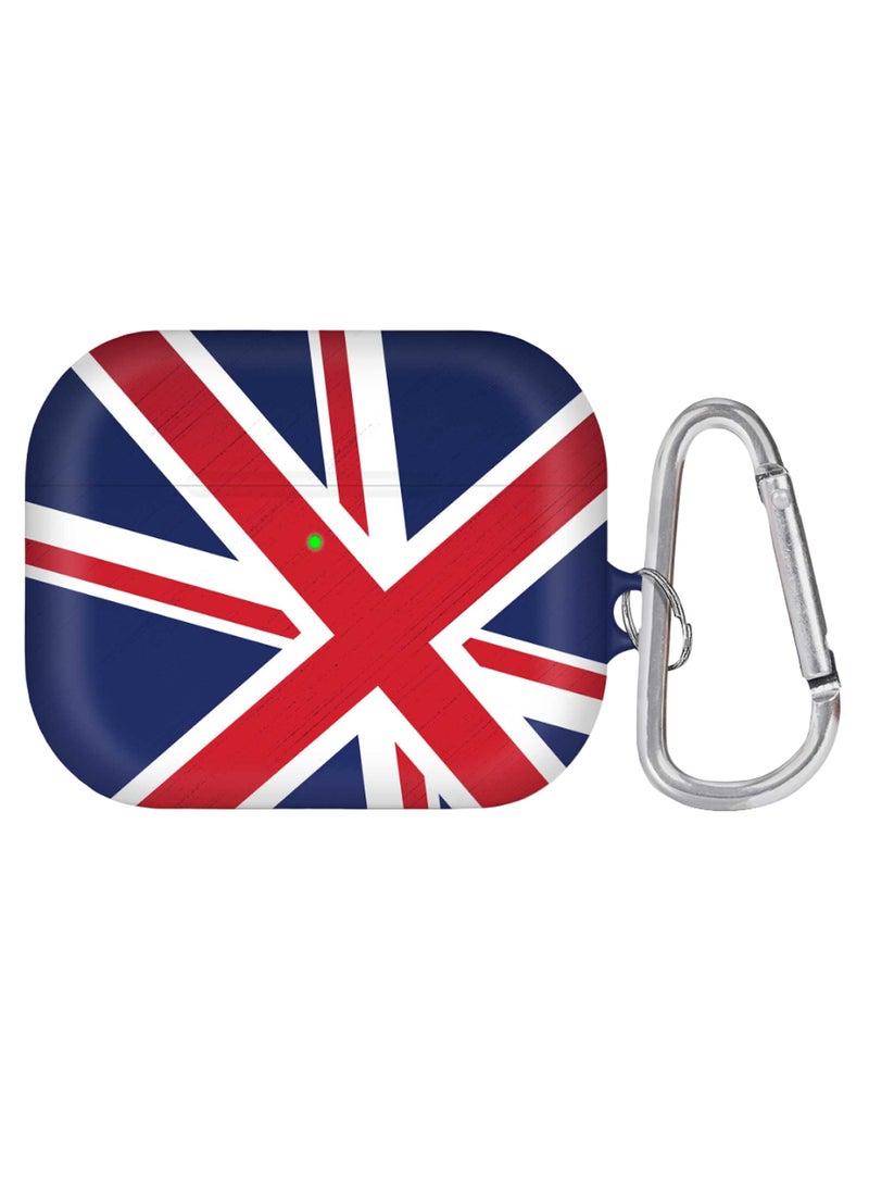 ستايلايزد غطاء حماية واقٍ مزود بحلقة بقفل زنبركي لسماعة أبل آيربودز برو متعدد الألوان