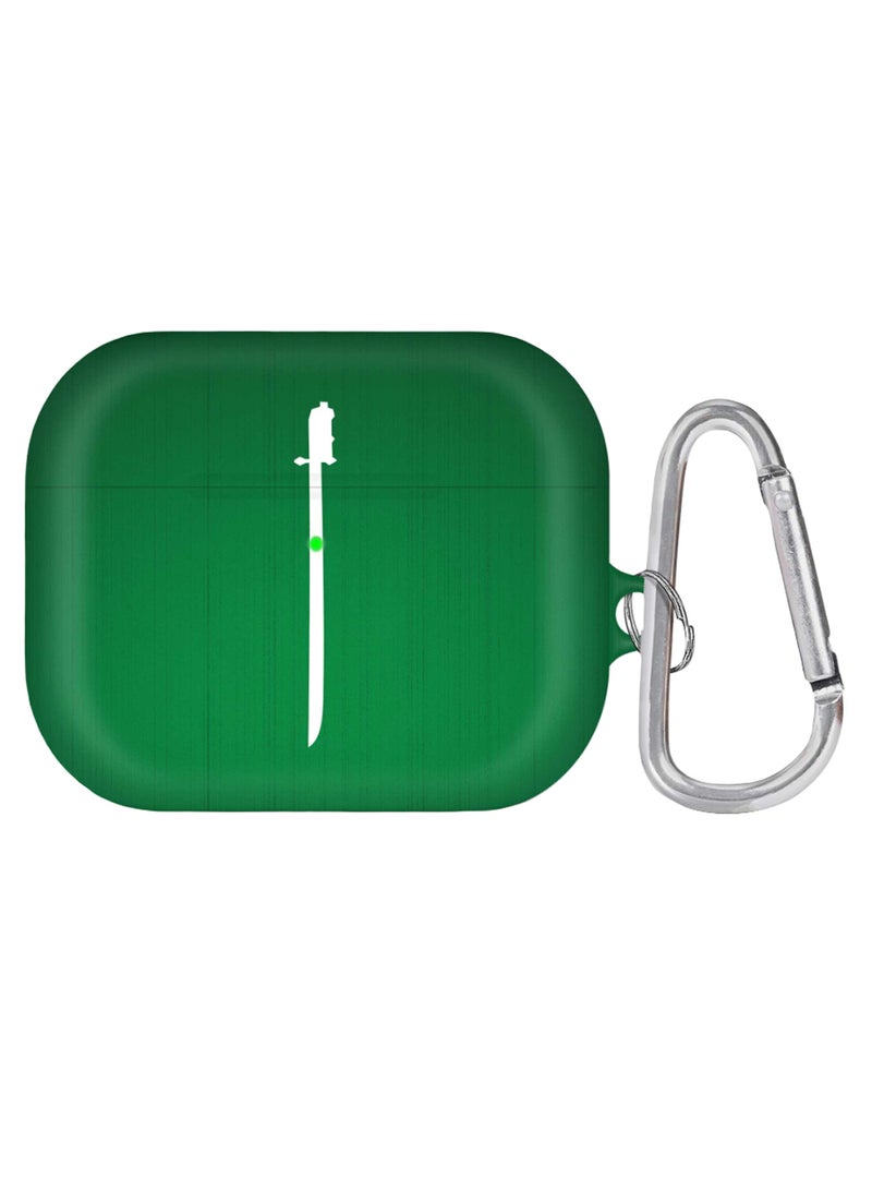 Stylizedd Protective Case Cover With Carabiner For Apple AirPods Pro Green/Silver/White