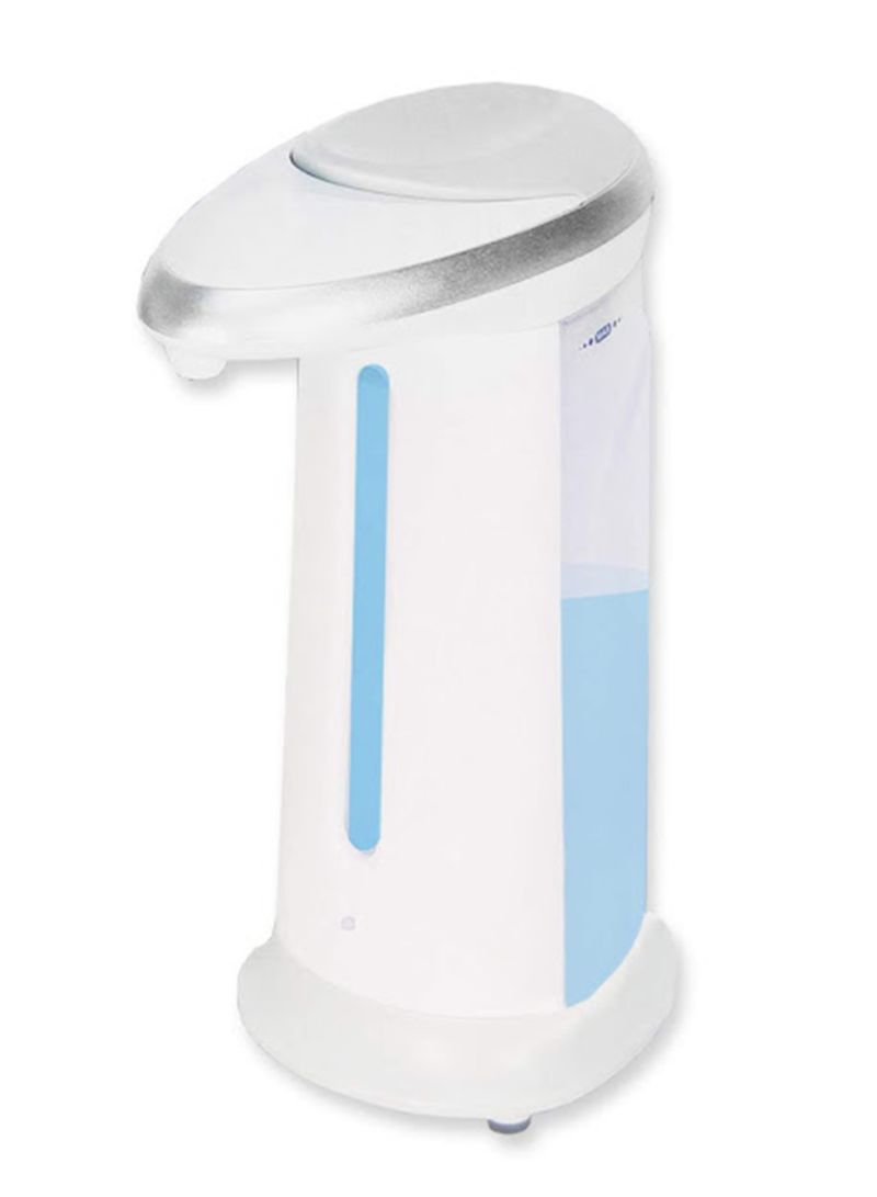 Hands Free Soap Dispenser White/Silver 350ml  - Image 1