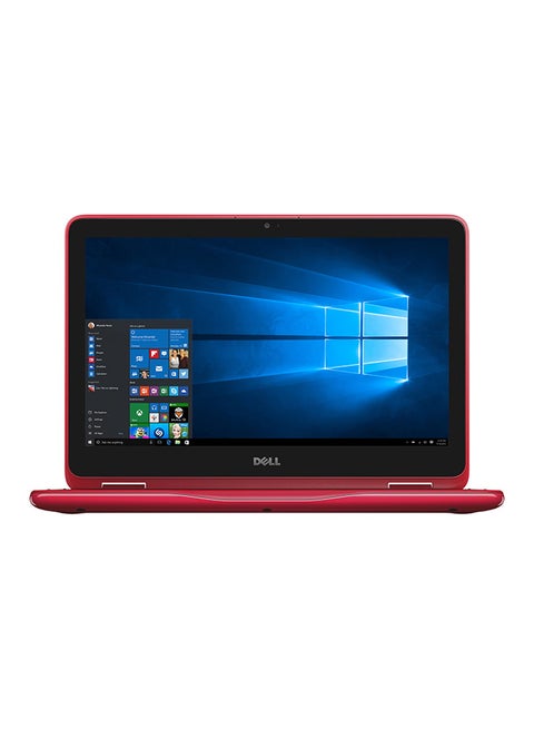 Inspiron 11 3185 2-In-1 Laptop With 11.6-Inch Display, AMD A9 Processor/4GB RAM/500GB HDD/AMD Radeon Graphics Red