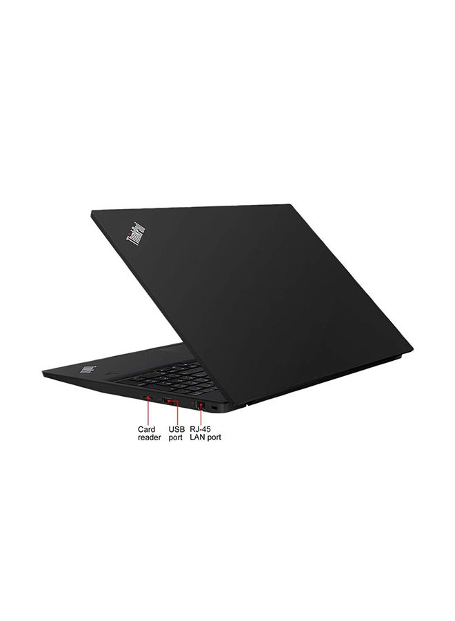 لابتوب ثينك باد E590 بشاشة عرض مقاس 15.6 بوصة، ومعالج إنتل كور i7/وذاكرة رام سعة 8 جيجابايت/ومحرك أقراص صلبة سعة 1 تيرابايت/وبطاقة رسومات إيه إم دي راديون RX550 سعة 2 جيجابايت أسود