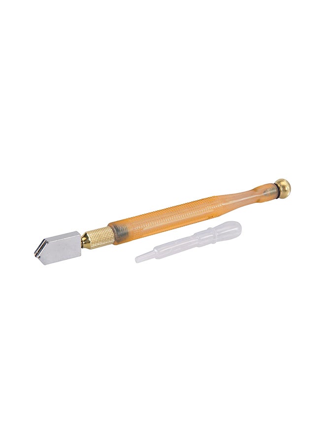 Silverline Lubricated Glass Cutter Beige/Grey 